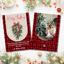 Search for red buffalo plaid christmas cards Elegant