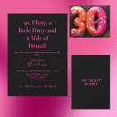 Search for hot pink 30th birthday invitations Thirty
