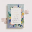 Search for light blue bridal shower invitations Silver