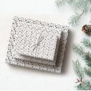 Search for white and black christmas wrapping paper Cute
