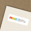 Search for peace return address labels Minimal