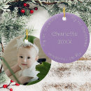 Search for lilac christmas tree decorations Keepsake