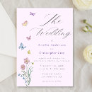 Search for butterfly wedding invitations Typography
