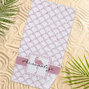 Search for pink flamingo beach towels Girly