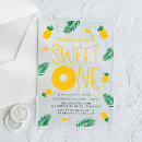 Search for sweet as pineapple invitations Tropical