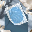 Search for something blue bridal shower invitations Coquette