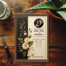 Search for leather wedding invitations Black