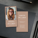 Search for trendy business cards Social media