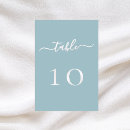 Search for dusty blue table cards Elegant