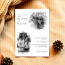 Search for sweet wedding invitations Black and white