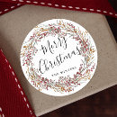 Search for winter berry stickers Merry christmas