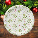 Search for elegant christmas plates Botanical greenery