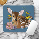 Search for cute fawn mousepads Baby deer