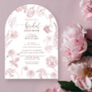 Search for rose bridal shower invitations Calligraphy