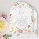 Search for pink flowers bridal shower invitations Floral