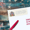 Search for fourth of july return address labels America