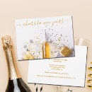 Search for champagne new years eve party invitations Elegant