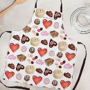 Search for chocolate love aprons Heart