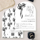 Search for tying the knot bridal shower invitations Modern