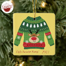 Search for sweater christmas tree decorations Reindeer