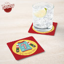 Search for ugly christmas sweater coasters Red