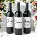 Search for engagement wine labels Bridal shower