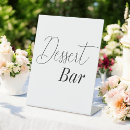 Search for dessert tabletop signs White