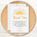Search for sun thank you cards Baby boy