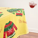 Search for ugly tablecloths Festive