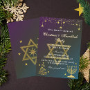 Search for hanukkah dinner party invitations Star of david