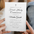 Search for elegant first communion invitations Classic