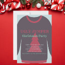 Search for retro ugly sweater christmas invitations Festive