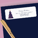 Search for gingham return address labels Blue