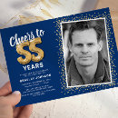 Search for 55th birthday invitations Modern