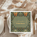 Search for roaring 20s napkins Black and gold