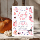 Search for cute 1st birthday invitations Spooky one birthday