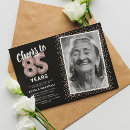 Search for 85th invitations Glitter