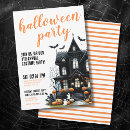 Search for typography halloween invitations Black and orange