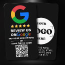 Search for review business cards Logo