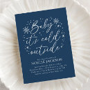 Search for blue snowflake baby shower invitations Digital download