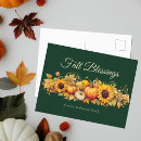 Search for pumpkin fall postcards Green