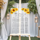 Search for sunflower wedding seating charts Watercolor