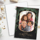 Search for black and red christmas cards Greenery
