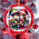 Search for cute animals christmas tree decorations Watercolor