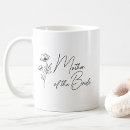 Search for floral mother of bride mugs Hand lettering