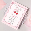 Search for preppy birthday invitations Cherry