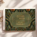 Search for olive green gold wedding invitations Geometric