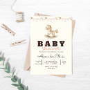Search for rocking horse baby shower invitations Cute