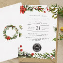 Search for silver and gold christmas invitations Festive