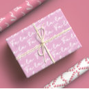 Search for girly wrapping paper Typography